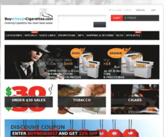 Buy-Cheap-Cigarettes.com(Cheap cigarettes) Screenshot