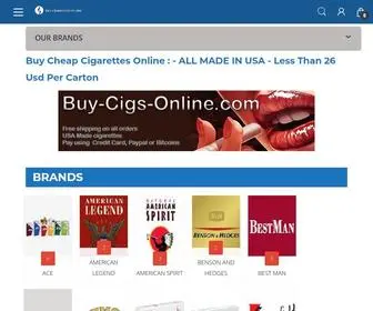 Buy-Cigs-Online.com(Buy Cheap Cigarettes Online) Screenshot