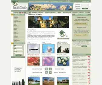 Buy-Italy-Property.com(Buy Italy Property) Screenshot