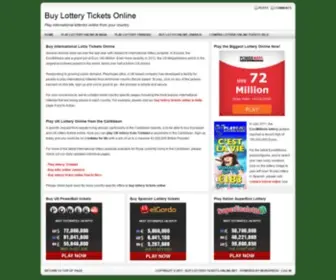 Buy-Lottery-Tickets-Online.net(USA Powerball) Screenshot