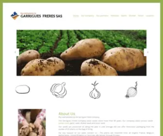 Buy-Seed-Potatoes.com(Buy seed potaotes by the Garrigues Freres company) Screenshot