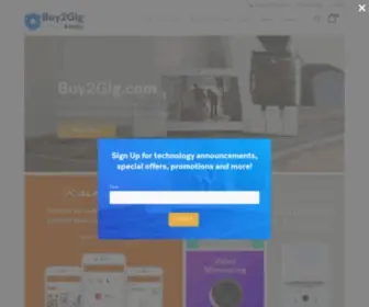 Buy2Gig.com(2GIG Technologies Alarm Parts) Screenshot