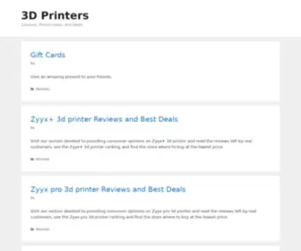 Buy3Dprinters.top(3D Printers) Screenshot