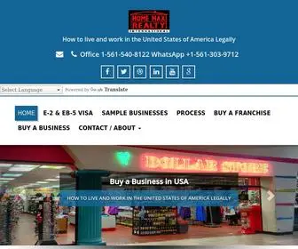 Buyabusinessinusa.com(Buy a Business in USA) Screenshot