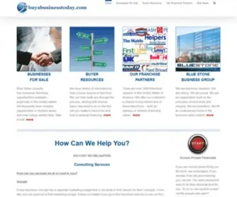 Buyabusinesstoday.com(Buy A Business Today) Screenshot