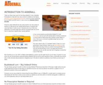 Buyadderall.com(Buy Adderall XR Online) Screenshot