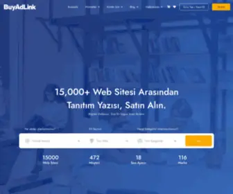 Buyadlink.com(Tanıtım Yazısı ve Backlink Platformu) Screenshot