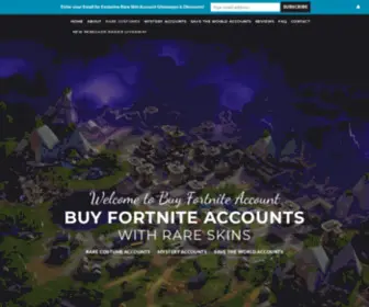 Buyafortniteaccount.com(Buyafortniteaccount) Screenshot