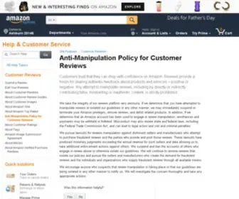 Buyamazonreviews.com(Anti-Manipulation Policy for Customer Reviews) Screenshot