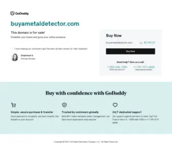 Buyametaldetector.com(Buyametaldetector) Screenshot