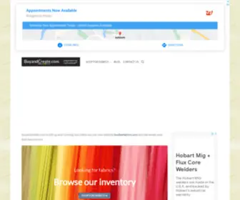 Buyandcreate.com(Online Fabric Store) Screenshot