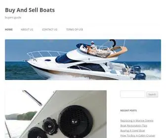 Buyandsellboats.com(Buy And Sell Boats) Screenshot