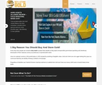 Buyandstoregold.com(Learn How To Buy And Store Gold To Protect Your Wealth) Screenshot