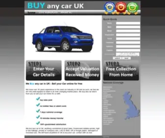 Buyanycaruk.co.uk(Buy Any Car UK) Screenshot