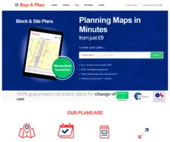 Buyaplan.co.uk(Planning Maps in 3 Mins from £7.99) Screenshot