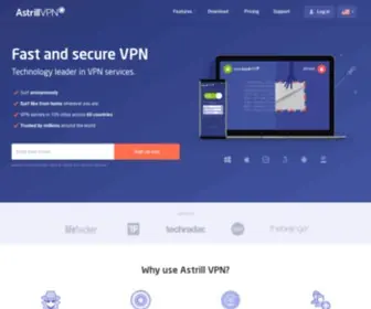 Buyastrill.com(Fast, Secure & Anonymous VPN) Screenshot