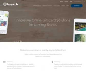 Buyatab.com(Innovative Online Gift Card Solutions) Screenshot
