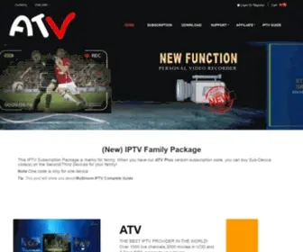 Buyatviptv.com(Buy IPTV Service from ATV) Screenshot