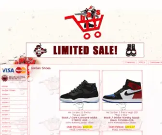 BuyauthenticJordanshoes.com(Buy Authentic Jordans Shoes Online) Screenshot