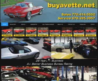 Buyavette.com(Used Corvettes) Screenshot