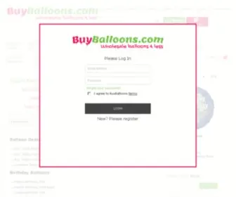 Buyballoons.com(Buy Balloons) Screenshot