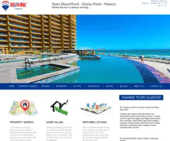 Buybeachfront.net(Rocky Point Mexico Property) Screenshot