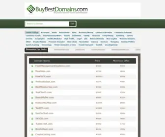 BuybestDomains.com Screenshot