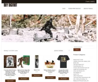 Buybigfoot.com(Bigfoot Gifts) Screenshot