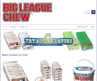 Buybigleaguechew.com(Buy Big League Chew) Screenshot