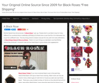 Buyblackroses.com(Buyblackroses) Screenshot