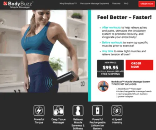Buybodybuzz.com(Body Buzz Percussive Massager) Screenshot