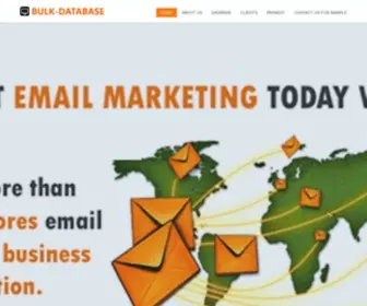 Buybulkdatabase.in(Email database) Screenshot