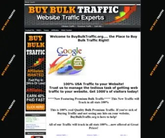 Buybulktraffic.org(Guaranteed Web Traffic) Screenshot