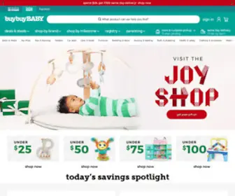 Buybuybaby.com(Strollers, Car Seats, Nursery Furniture & Décor) Screenshot