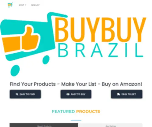 Buybuybrazil.com(Your Brazil online) Screenshot