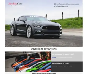 Buybuycars.co.za(Buy buy cars) Screenshot