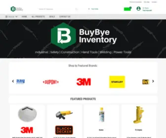 Buybyeinventory.com(Industrial Supplies) Screenshot