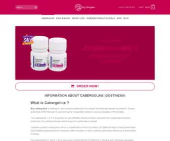 Buycabergoline.com(10% OFF) Screenshot