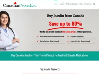 Buycanadianinsulin.com(SAVE up to 80% on Insulin) Screenshot