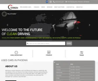 Buycarbonmc.com(Carbon Motorcars) Screenshot