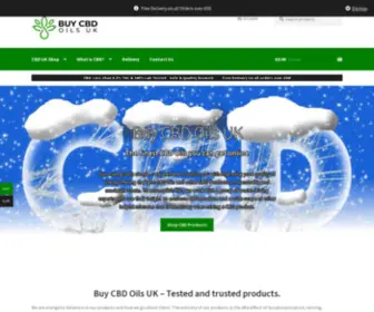 Buycbdoilsuk.com(Buy CBD Oils UK) Screenshot