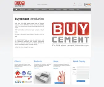 Buycement.in(Buy Cement) Screenshot