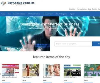 BuychoiceDomains.com(Hundreds of Choices to choose from) Screenshot