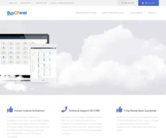 BuycPanel.org(Buy Cpanel License Services) Screenshot