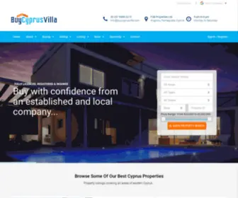 Buycyprusvilla.com(Buy Cyprus Villa) Screenshot