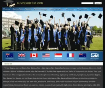 Buydegree58.com(Buy degree) Screenshot