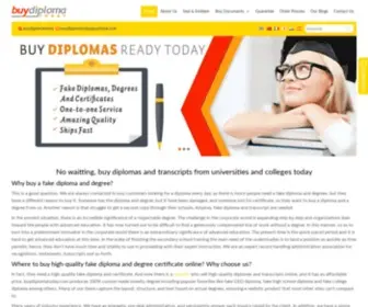 Buydiplomatoday.com(Buy college & university diploma and transcript) Screenshot