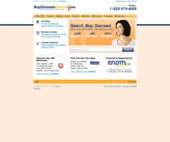 BuyDomainscentral.com(BuyDomainscentral) Screenshot