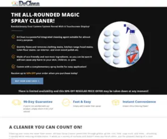 Buydrcleanspray.com(DrClean Spray) Screenshot