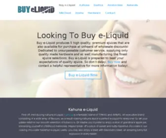 Buyeliquid.org(Buy e) Screenshot